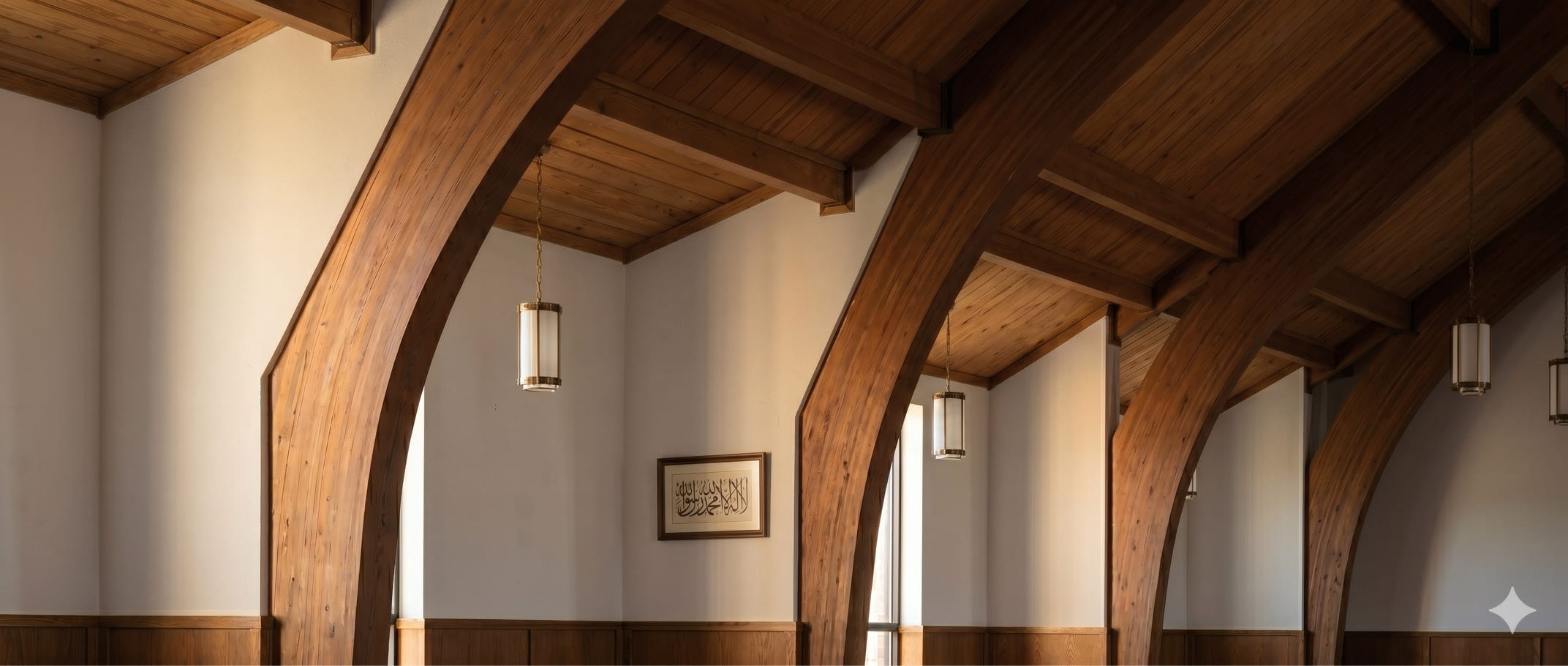 The prayer hall of the Islamic Center of Southlake